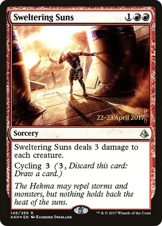 Sweltering Suns in the group Magic the Gathering / Types / Colors / Red at Proxyprinters.com (13849)