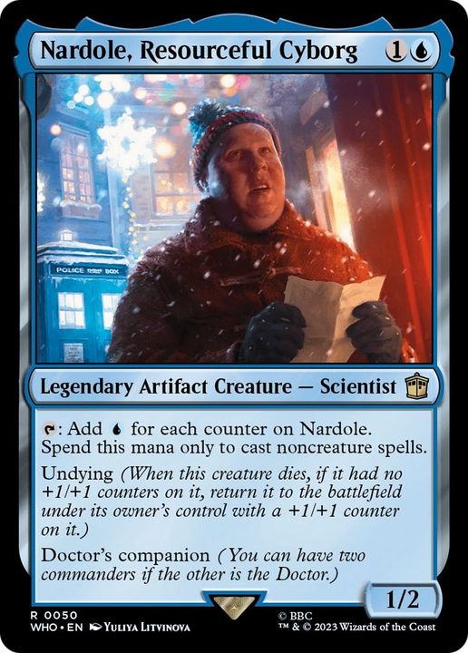 Nardole, Resourceful Cyborg in the group Magic the Gathering / Sets / Doctor Who at Proxyprinters.com (1386)