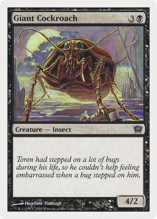 Giant Cockroach in the group Magic the Gathering / Types / Colors / Black at Proxyprinters.com (13898)