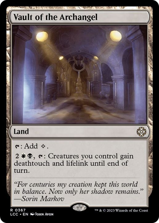 Vault of the Archangel in the group Magic the Gathering / Types / Colors / Colorless at Proxyprinters.com (1390)