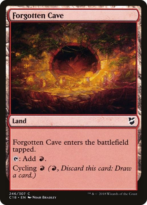 Forgotten Cave in the group Magic the Gathering / Sets / Commander 2018 at Proxyprinters.com (13901)