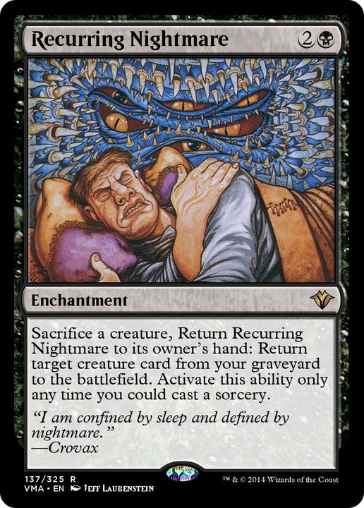 Recurring Nightmare in the group Magic the Gathering / Types / Enchantment / Enchantment at Proxyprinters.com (13909)