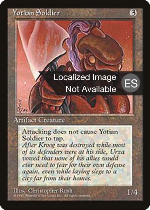 Yotian Soldier in the group Magic the Gathering / Sets / Fourth Edition Foreign Black Border at Proxyprinters.com (13923)