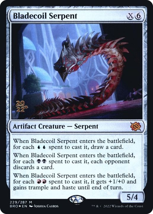 Bladecoil Serpent in the group Magic the Gathering / Types / Colors / Colorless at Proxyprinters.com (13934)