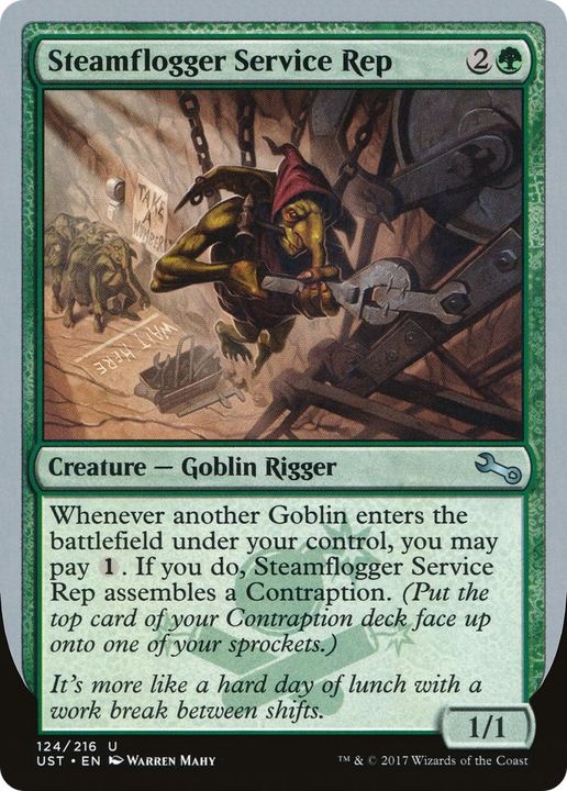 Steamflogger Service Rep in the group Magic the Gathering / Sets / Unstable Promos at Proxyprinters.com (13951)