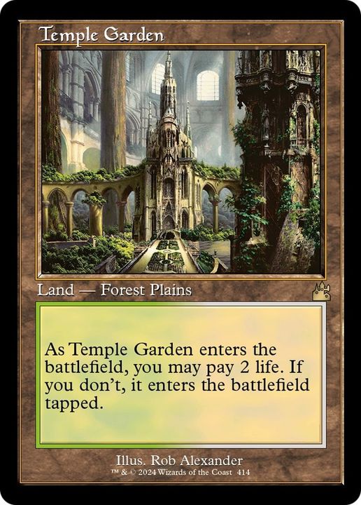 Temple Garden in the group Magic the Gathering / Types / Land / Forest at Proxyprinters.com (13960)