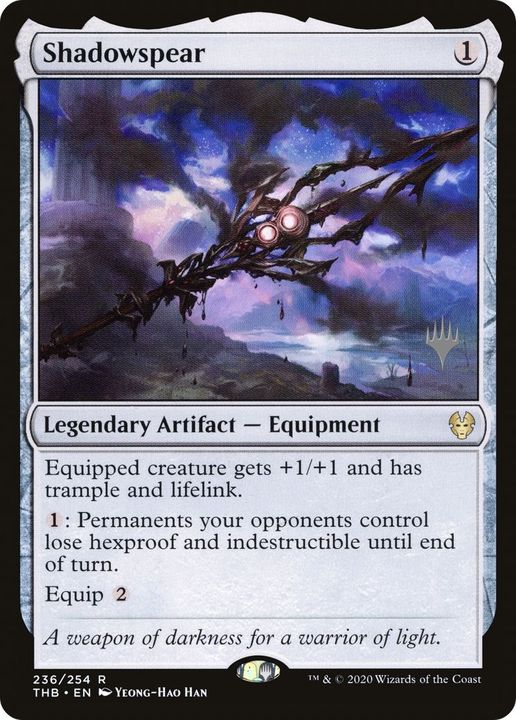 Shadowspear in the group Magic the Gathering / Types / Artifacts / Legendary Artifact at Proxyprinters.com (13974)