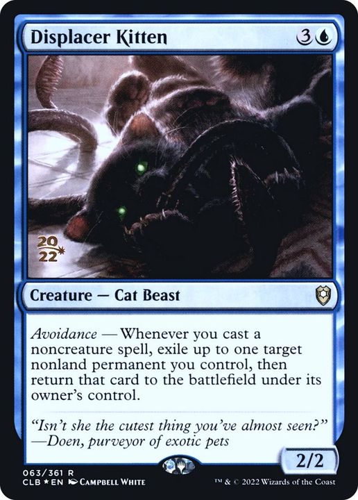 Displacer Kitten in the group Magic the Gathering / Types / Colors / Blue at Proxyprinters.com (13981)