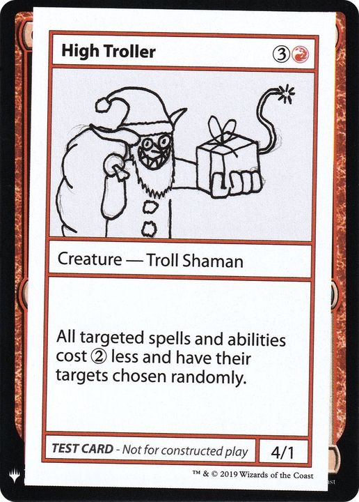 High Troller in the group Magic the Gathering / Types / Colors / Red at Proxyprinters.com (13988)