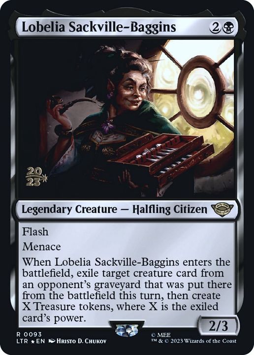 Lobelia Sackville-Baggins in the group Magic the Gathering / Types / Colors / Black at Proxyprinters.com (13997)