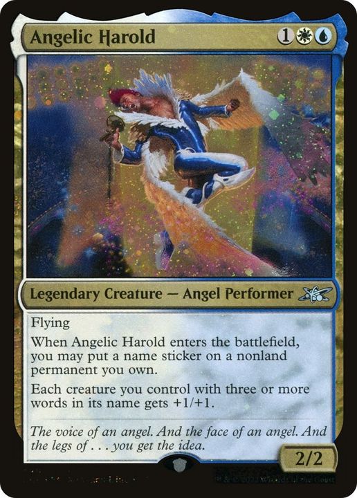 Angelic Harold in the group Magic the Gathering / Sets / Unfinity Sticker Sheets at Proxyprinters.com (14032)