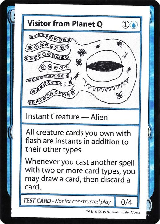 Visitor from Planet Q in the group Magic the Gathering / Sets / Mystery Booster Playtest Cards 2021 at Proxyprinters.com (14045)