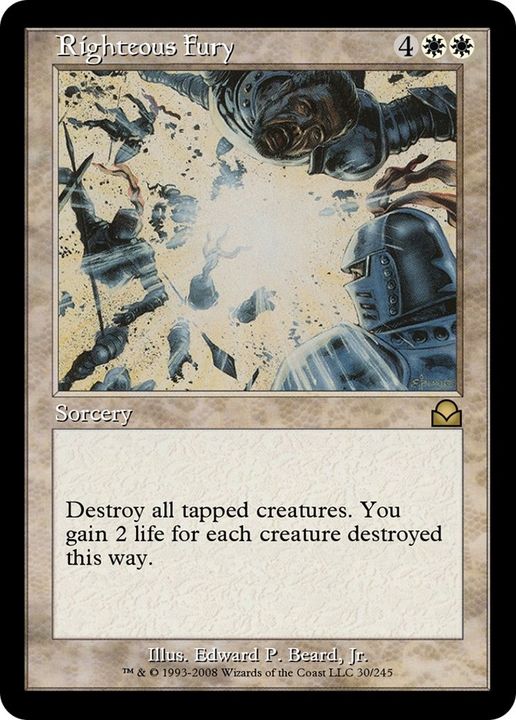 Righteous Fury in the group Magic the Gathering / Types / Colors / White at Proxyprinters.com (14055)