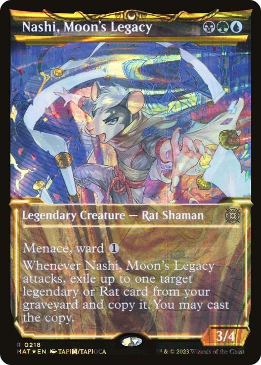 Nashi, Moon's Legacy in the group Magic the Gathering / Types / Colors / Multicolors / B, G, U at Proxyprinters.com (14070)