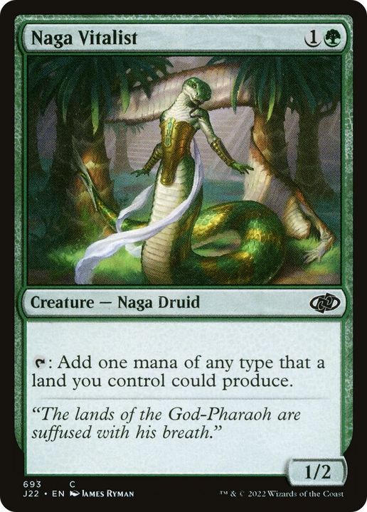 Naga Vitalist in the group Magic the Gathering / Types / Colors / Green at Proxyprinters.com (14071)