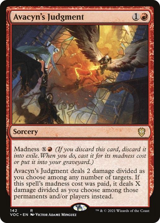 Avacyn's Judgment in the group Magic the Gathering / Types / Colors / Red at Proxyprinters.com (14079)