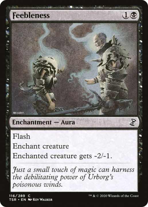 Feebleness in the group Magic the Gathering / Types / Colors / Black at Proxyprinters.com (14108)