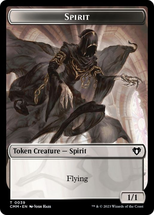 Spirit in the group Magic the Gathering / Types / Colors / Multicolors / B, W at Proxyprinters.com (14115)