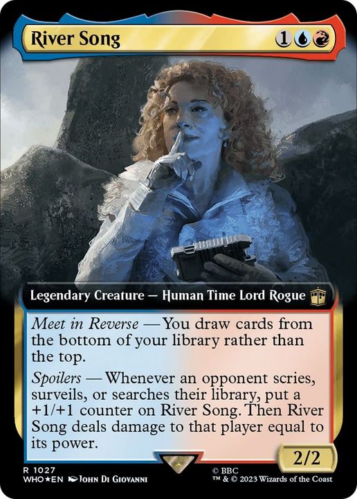 River Song in the group Magic the Gathering / Types / Colors / Multicolors / R, U at Proxyprinters.com (14123)