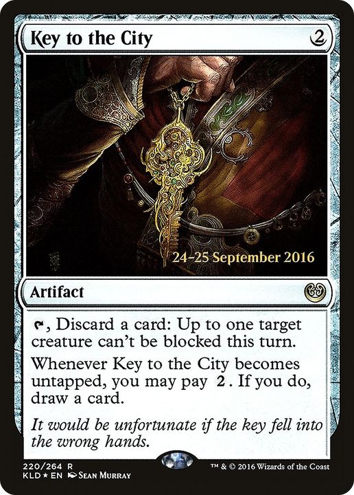 Key to the City in the group Magic the Gathering / Sets / Kaladesh Promos at Proxyprinters.com (14134)