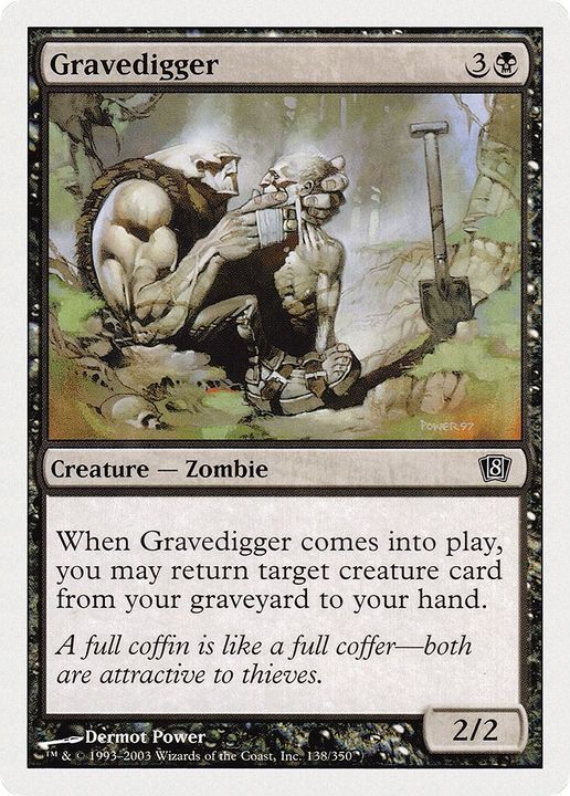 Gravedigger in the group Magic the Gathering / Types / Creatures / Zombie at Proxyprinters.com (14146)