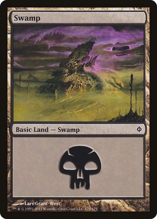 Swamp in the group Magic the Gathering / Sets / New Phyrexia at Proxyprinters.com (14153)