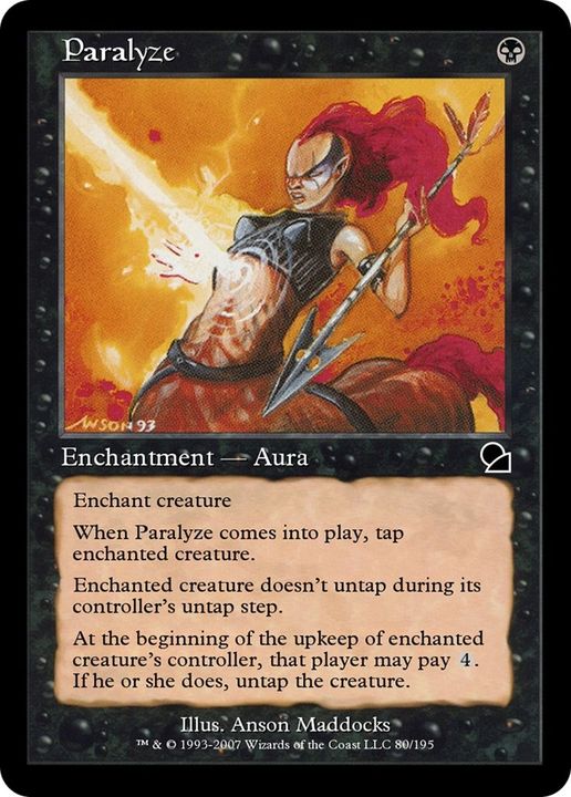 Paralyze in the group Magic the Gathering / Types / Colors / Black at Proxyprinters.com (14159)