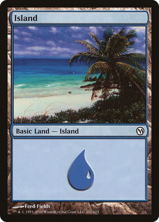 Island in the group Magic the Gathering / Sets / Duels of the Planeswalkers at Proxyprinters.com (14160)