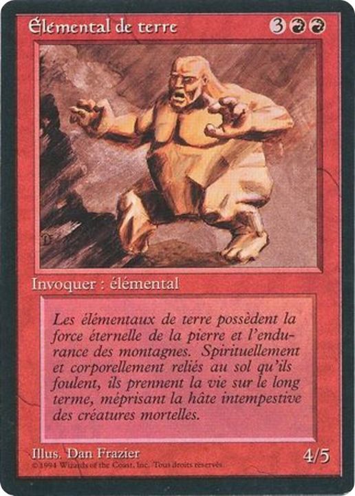 Earth Elemental in the group Magic the Gathering / Types / Colors / Red at Proxyprinters.com (14169)