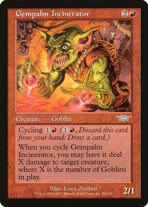 Gempalm Incinerator in the group Magic the Gathering / Types / Creatures / Goblin at Proxyprinters.com (14173)