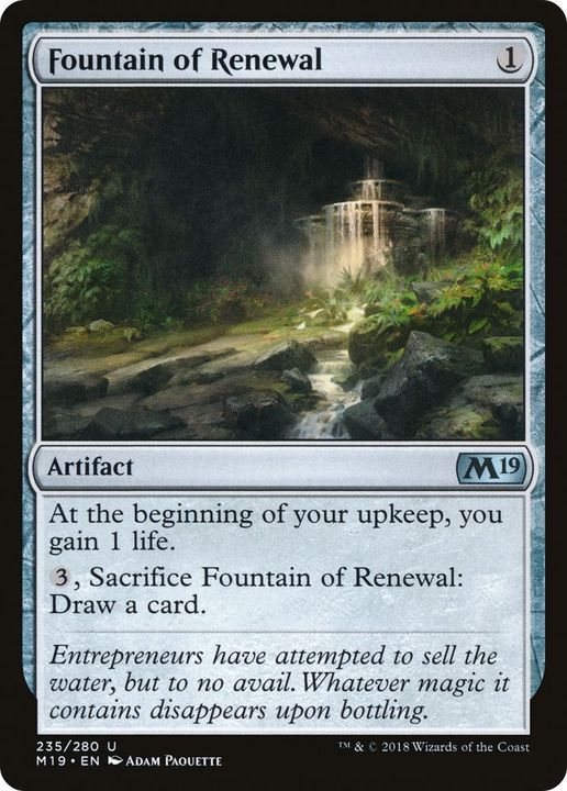 Fountain of Renewal in the group Magic the Gathering / Types / Artifacts / Artifact at Proxyprinters.com (14178)