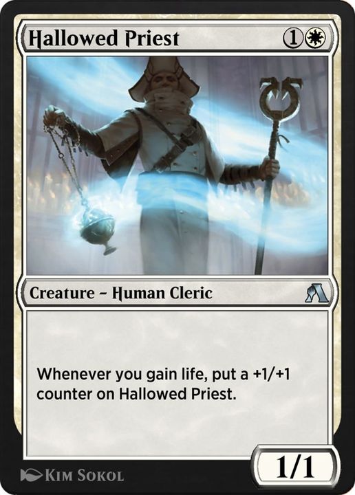 Hallowed Priest in the group Magic the Gathering / Types / Creatures / Human at Proxyprinters.com (14179)