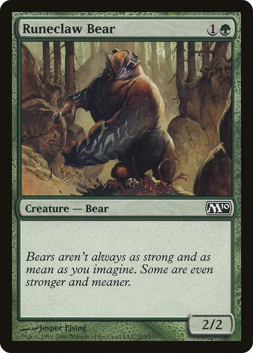 Runeclaw Bear in the group Magic the Gathering / Types / Colors / Green at Proxyprinters.com (14181)