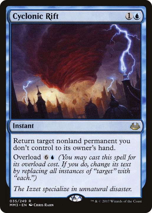 Cyclonic Rift in the group Magic the Gathering / Types / Colors / Blue at Proxyprinters.com (14185)