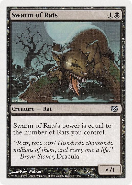 Swarm of Rats in the group Magic the Gathering / Sets / Eighth Edition at Proxyprinters.com (14187)