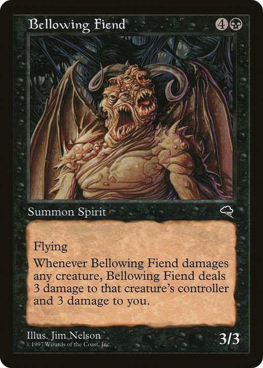 Bellowing Fiend in the group Magic the Gathering / Types / Colors / Black at Proxyprinters.com (14189)