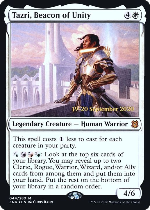 Tazri, Beacon of Unity in the group Magic the Gathering / Sets / Zendikar Rising Promos at Proxyprinters.com (14193)