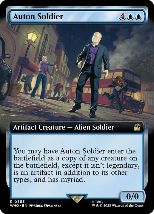 Auton Soldier in the group Magic the Gathering / Sets / Doctor Who at Proxyprinters.com (14195)