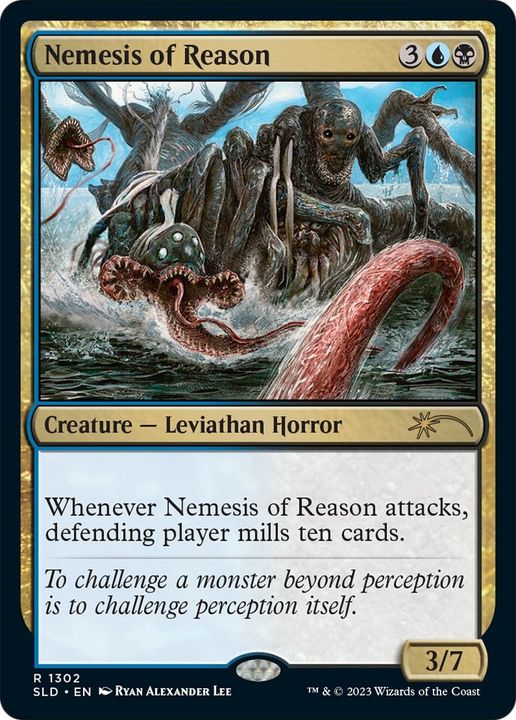 Nemesis of Reason in the group Magic the Gathering / Types / Colors / Multicolors / B, U at Proxyprinters.com (14229)