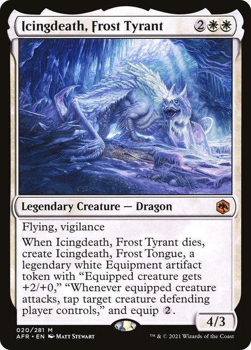 Icingdeath, Frost Tyrant in the group Magic the Gathering / Types / Colors / White at Proxyprinters.com (14231)