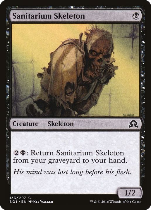 Sanitarium Skeleton in the group Magic the Gathering / Types / Colors / Black at Proxyprinters.com (14238)