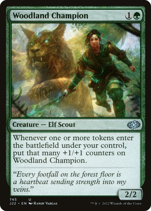 Woodland Champion in the group Magic the Gathering / Types / Creatures / Elf at Proxyprinters.com (1424)