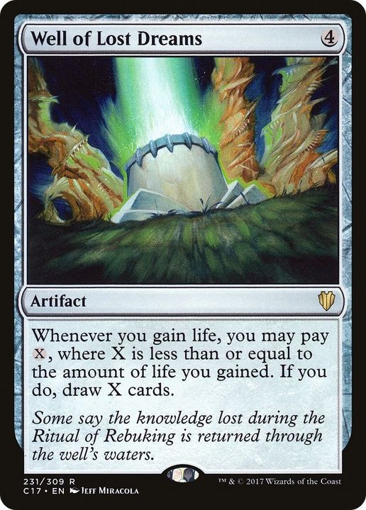 Well of Lost Dreams in the group Magic the Gathering / Sets / Commander 2017 at Proxyprinters.com (14244)