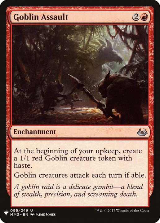 Goblin Assault in the group Magic the Gathering / Types / Enchantment / Enchantment at Proxyprinters.com (14245)