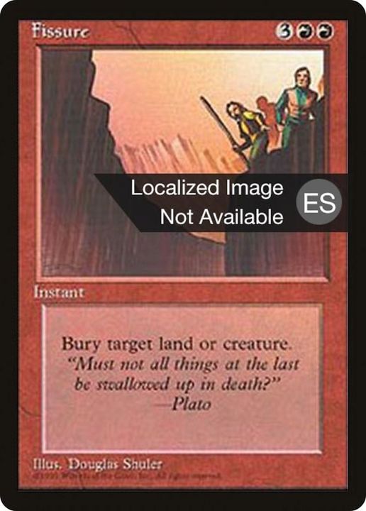 Fissure in the group Magic the Gathering / Types / Colors / Red at Proxyprinters.com (14248)