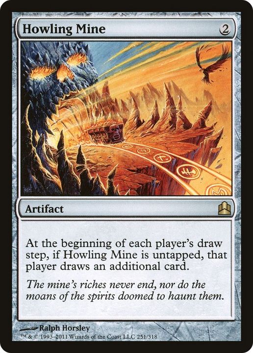 Howling Mine in the group Magic the Gathering / Types / Artifacts / Artifact at Proxyprinters.com (14286)