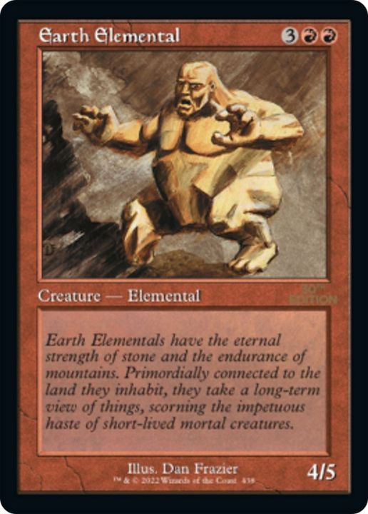 Earth Elemental in the group Magic the Gathering / Sets / 30th Anniversary Edition at Proxyprinters.com (14287)