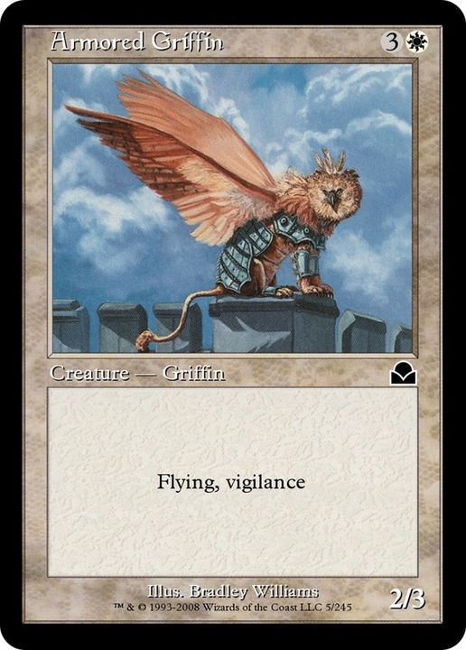 Armored Griffin in the group Magic the Gathering / Types / Colors / White at Proxyprinters.com (1429)