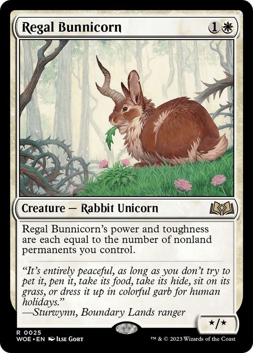 Regal Bunnicorn in the group Magic the Gathering / Types / Colors / White at Proxyprinters.com (1433)