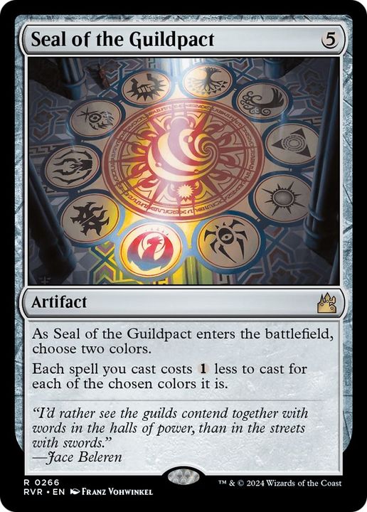 Seal of the Guildpact in the group Magic the Gathering / Types / Artifacts / Artifact at Proxyprinters.com (14339)